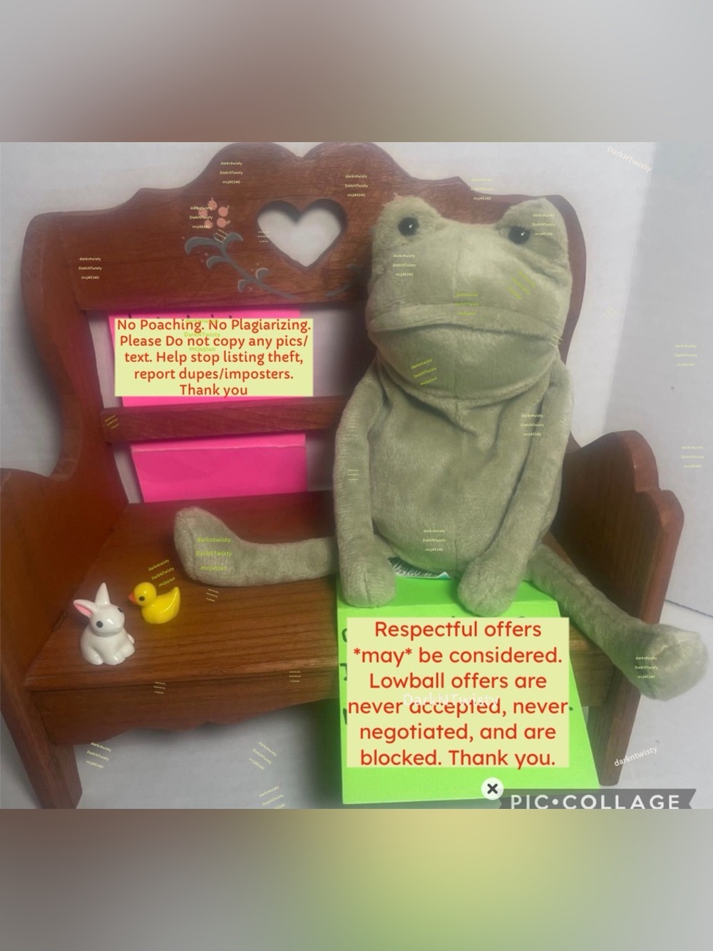 BNWT JELLYCAT ONE LITTLE FERGUS FROG PRICE FIRM
